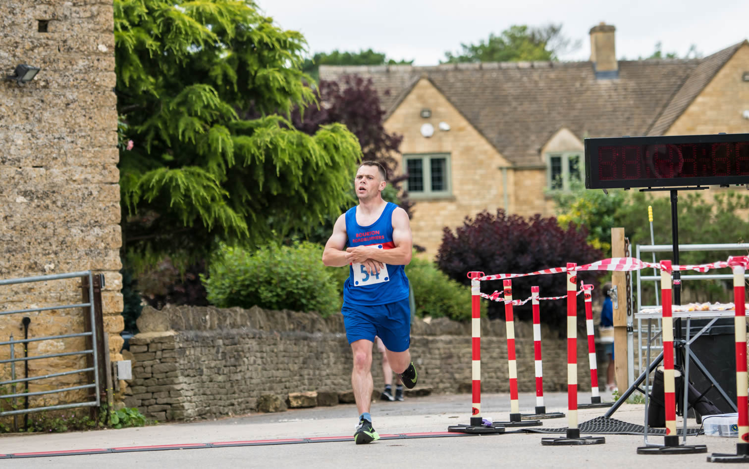 Danny Hannig of Bourton Roadrunners finished 5th place at the Bourton Half - 2-07-2023