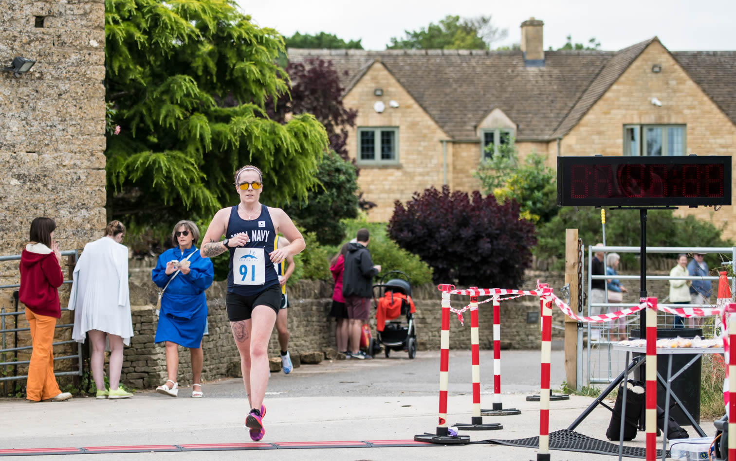 Fleur Peoples, an unattached runner, finished 2nd woman at the Bourton Half - 2-07-2023