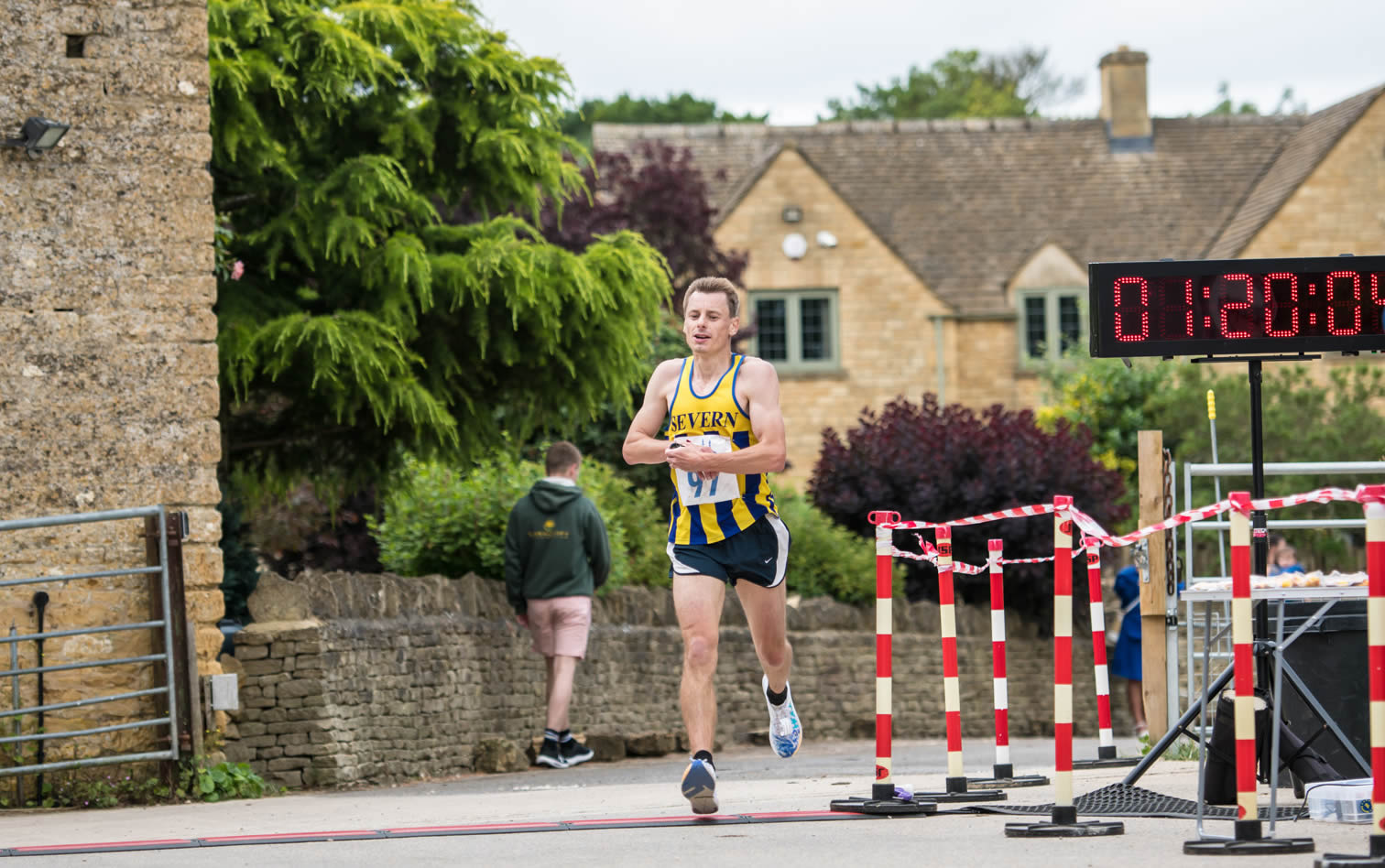 James Rose of Severn AC finished 4th place at the Bourton Half - 2-07-2023
