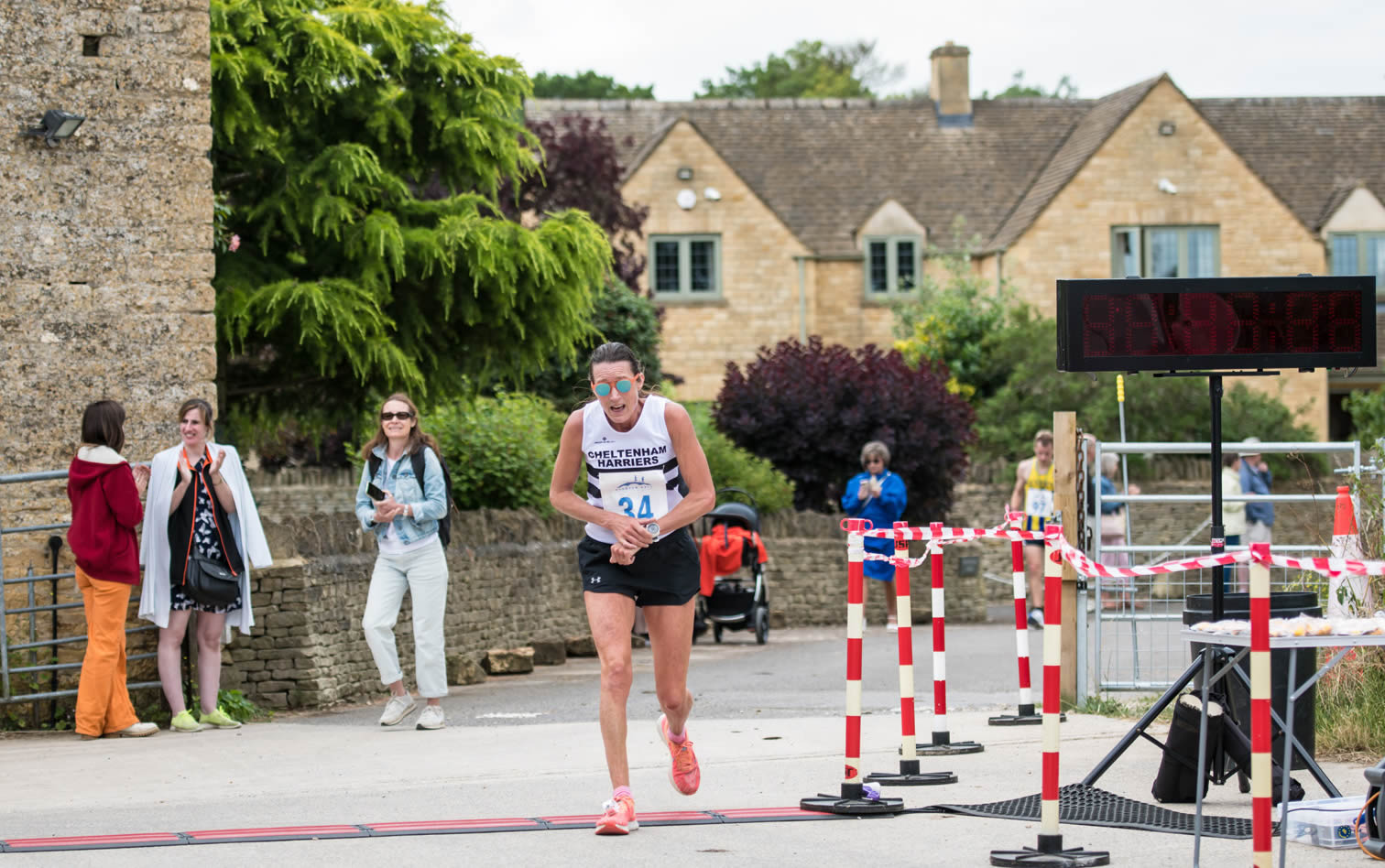 Jane Fairbairn of Cheltenham & County Harriers finished 1st woman at the Bourton Half - 2-07-2023