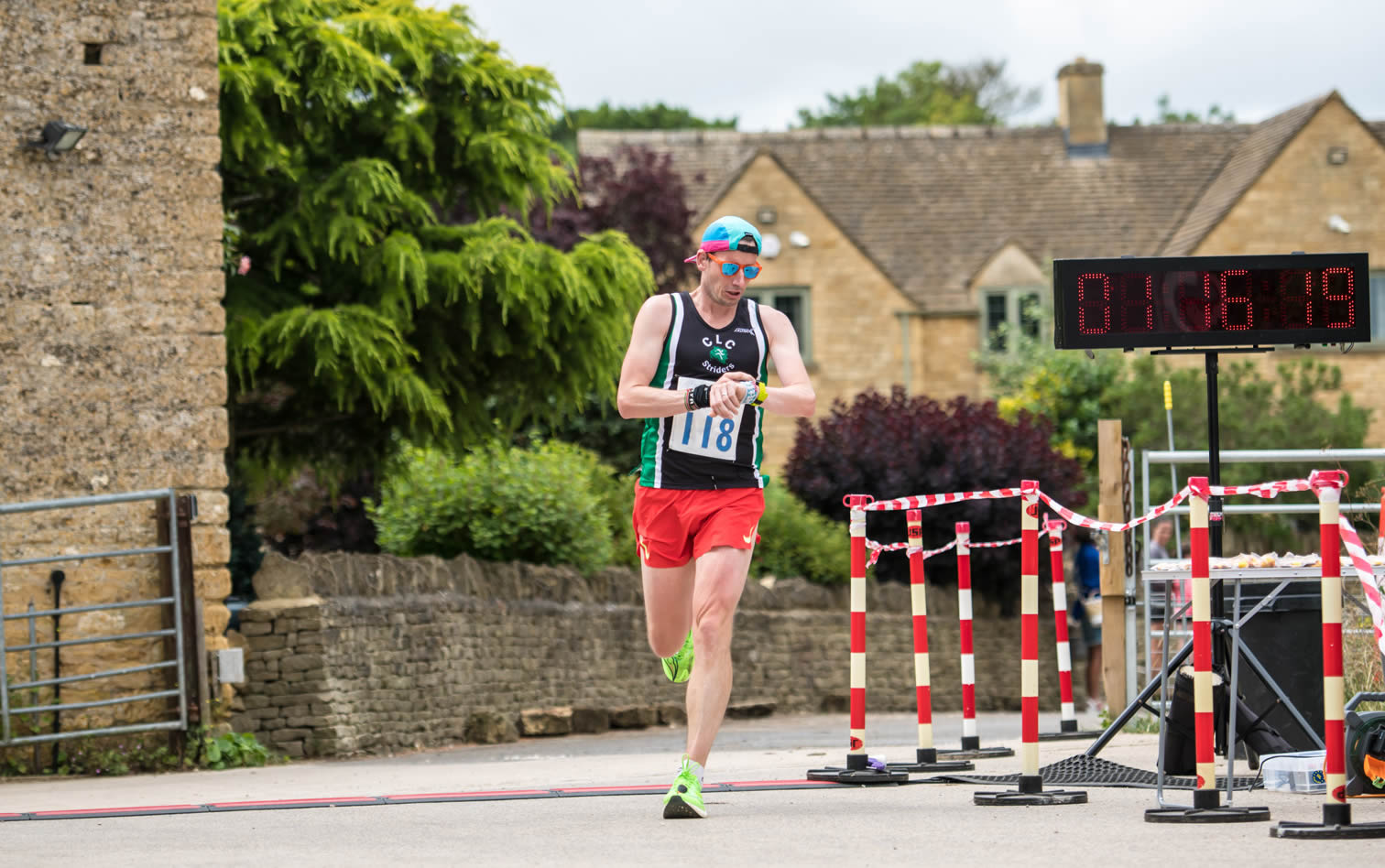 Joe Willcoss of CLC Striders finished 2nd place at the Bourton Half - 2-07-2023