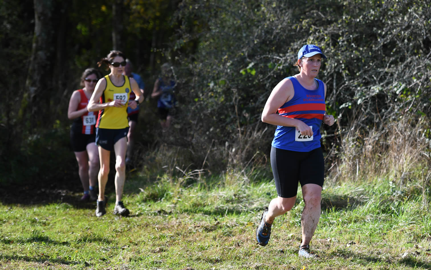 Maxine Emes at Gloucestershire AAA Cross Country League, Cirencester Park - 30th October 2021