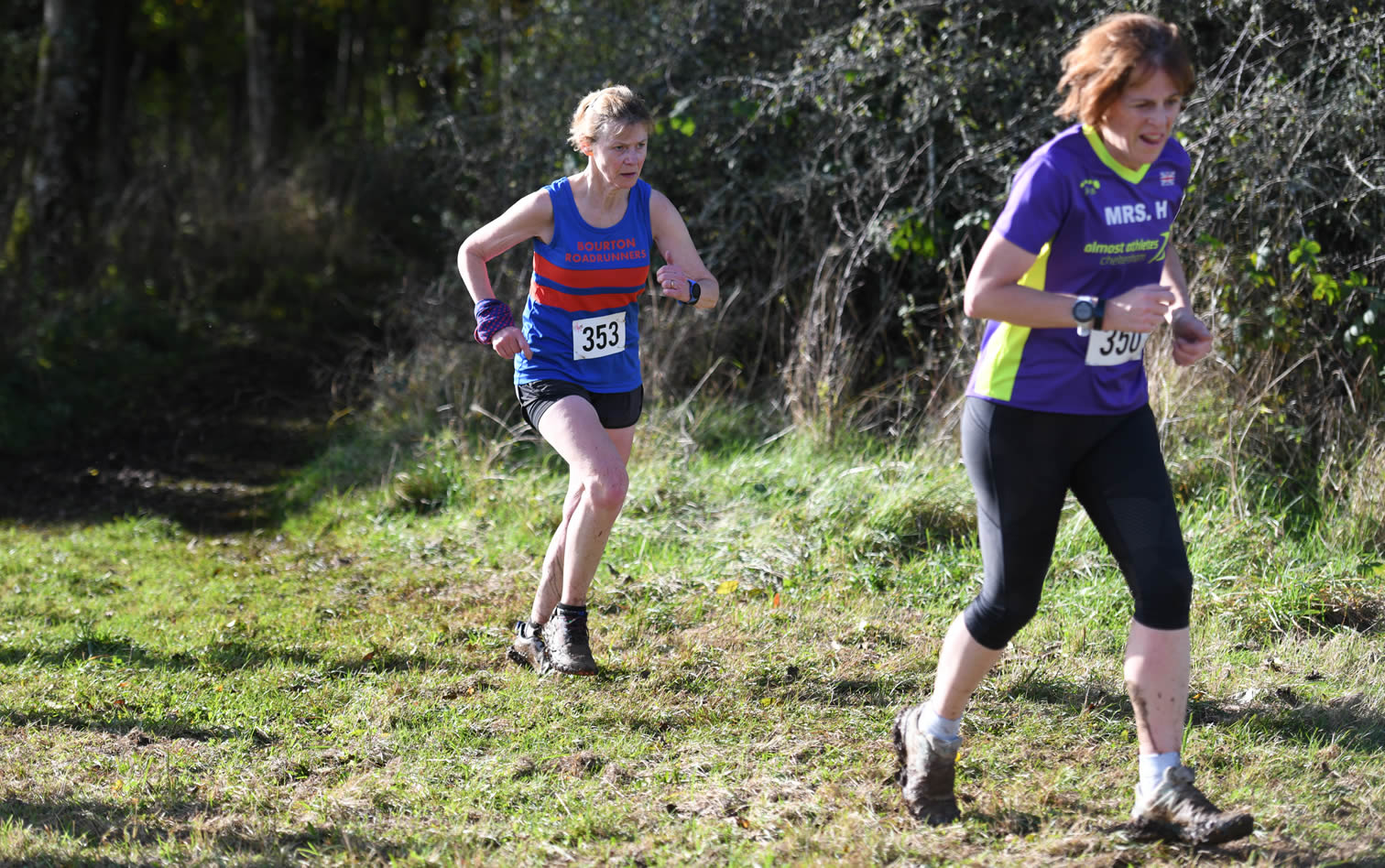Susan Hunt at Gloucestershire AAA Cross Country League, Cirencester Park - 30th October 2021