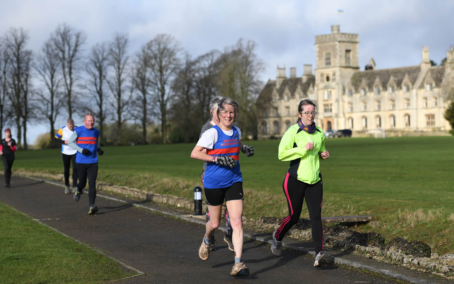 Liz Hulcup & Tom Knight at Cirencester parkrun - 12th March 2022