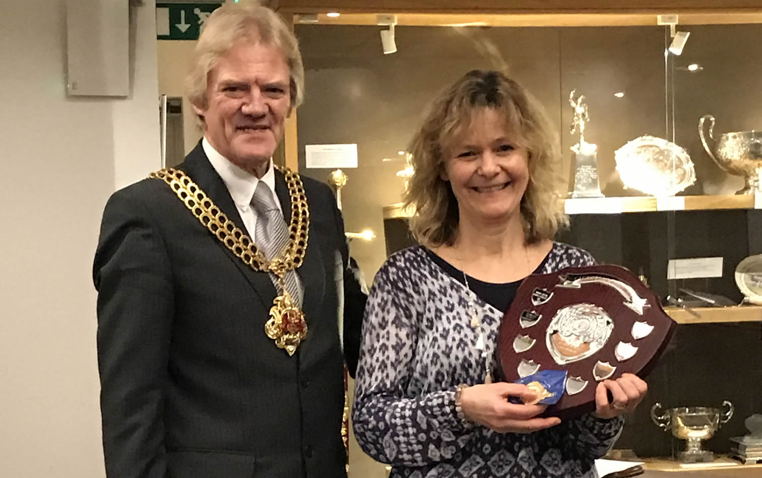 Susan Hunt 1st LV50 Gloucestershire AAA County Road Race Series Awards Evening - 17th January 2020