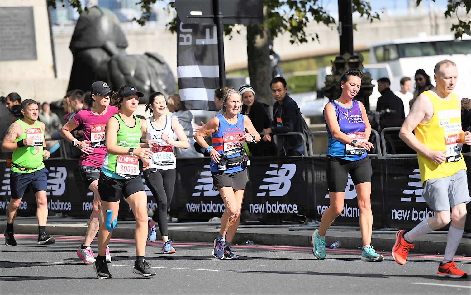 Liz Hulcup at London Marathon - 3rd October 2021