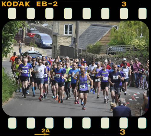 Start of Northleach 10k, 19th May 2019