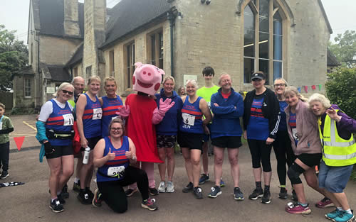 Bourton Roadrunners’ members supporting Sherborne School 5. Click on the image for a larger copy.