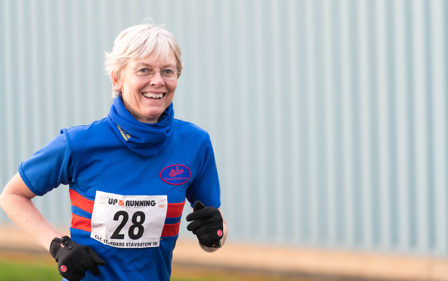 Bourton Roadrunners' Gillian Carrick at Staverton 10m - 26-01-2020