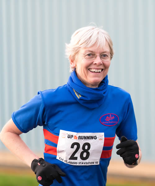 Gillian Carrick, Bourton Roadrunners at Staverton 10 miles - 26th January 2020
