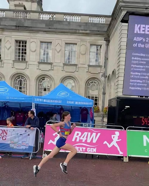 Bourton Junior, Lucy Hillary at Wizz Air Junior Future Challengers One Mile, Cardiff