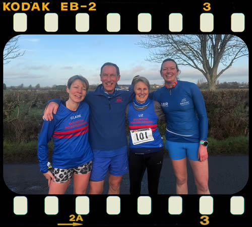 Claire, Graham, Liz and Pippa at Boddington 10 - Sunday 25th January 2026