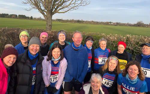Bourton Team at Boddington 10 - 28th January 2024. Click on image for a larger version.