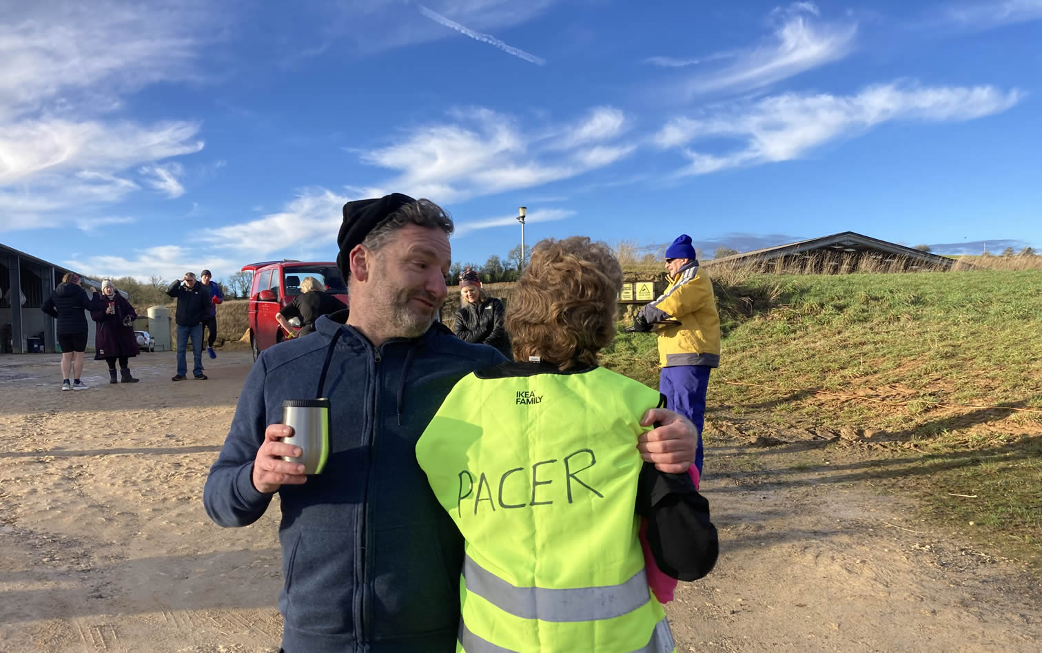 Barry and Shirl at BRR Social Relay, Guiting Power - 2nd January 2023