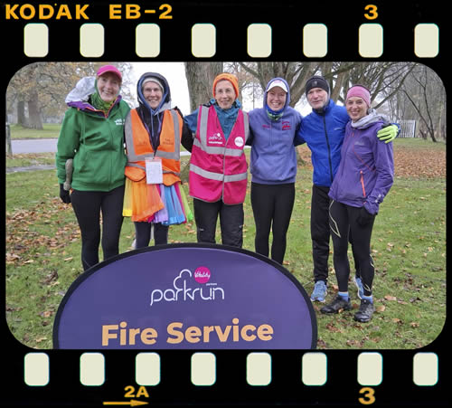 Bourton Roadrunners' Lorna at Dormouse Challenge forest trail marathon - Friday 21st November 2025. Photo courtesy of  Big Bear Events