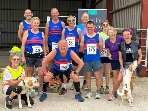 The Bourton team at Greystones 10K - 23rd June 2024. Click on image for a larger version