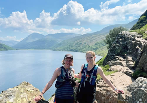 Steph and Catherine after completing the Wainwrights Coast to Coast Trail - 26th May 2024. Click on image for a larger version