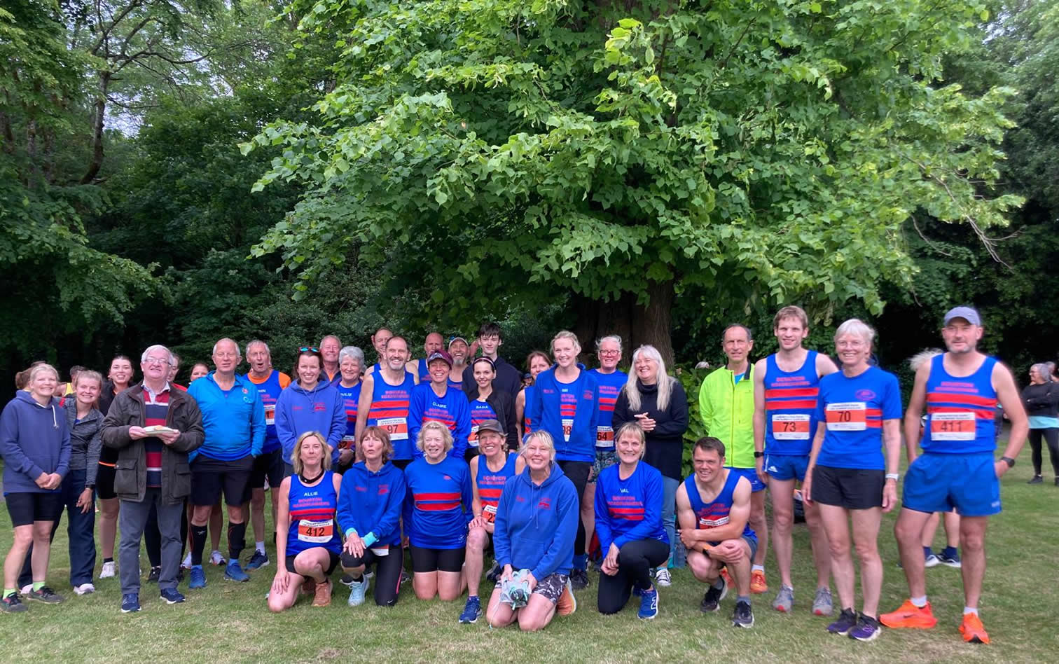 Bourton Roadrunners at the Cirencester Park Summer Sizzler 10K - 12-06-2024
