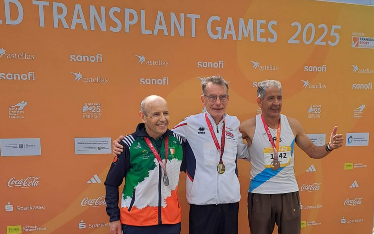 Lee Hutton - World Transplant Games, Dresden, Germany - 1500m Gold Medalist - August 2025 Lee Hutton - World Transplant Games, Dresden, Germany - 1500m Gold Medalist - August 2025
