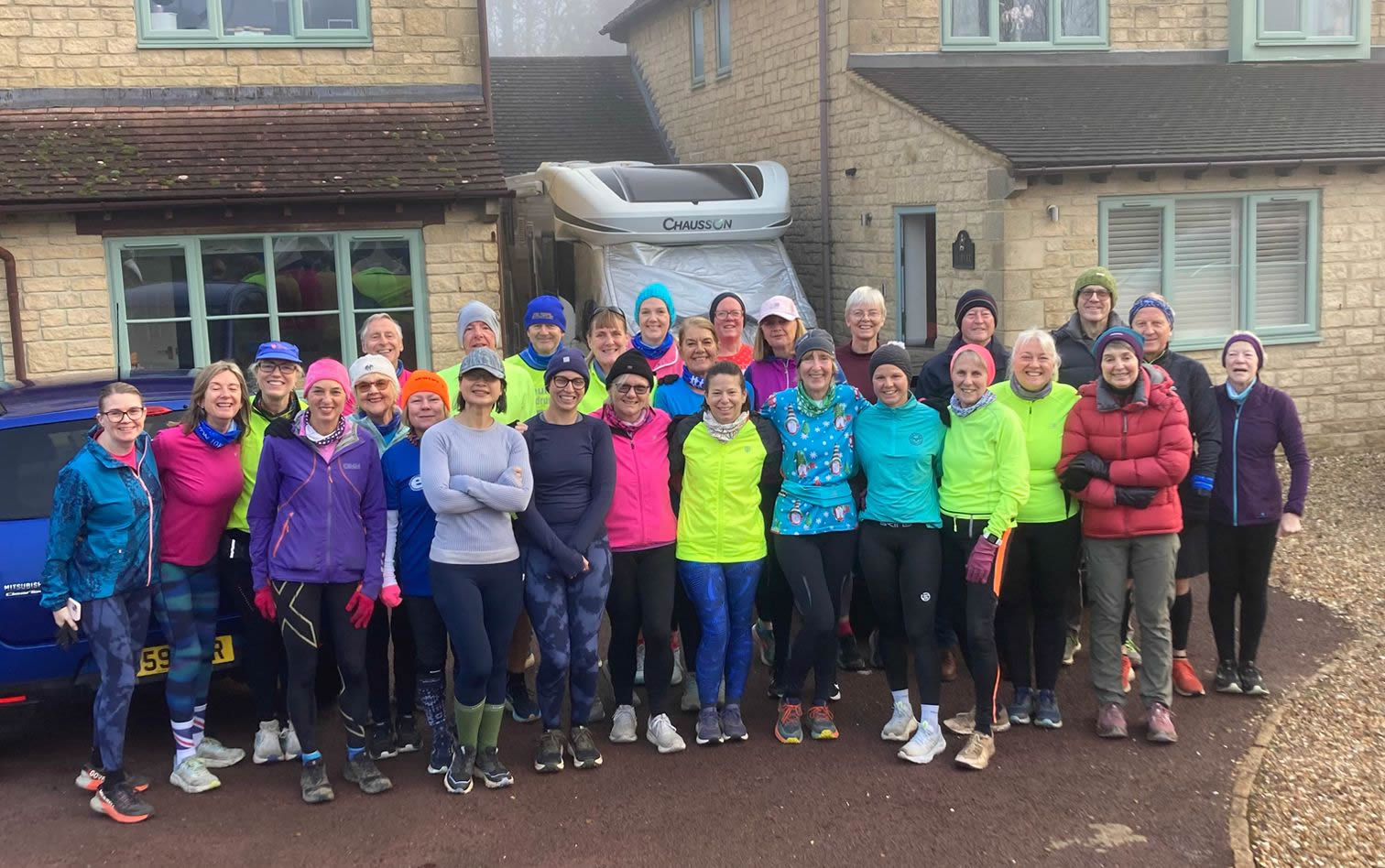 Annual Wednesday morning run from Lynn and Steve's - December 2025