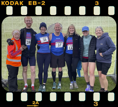 Bourton Roadrunners team at Uphill Spring Trail 5 - 29th March 2026